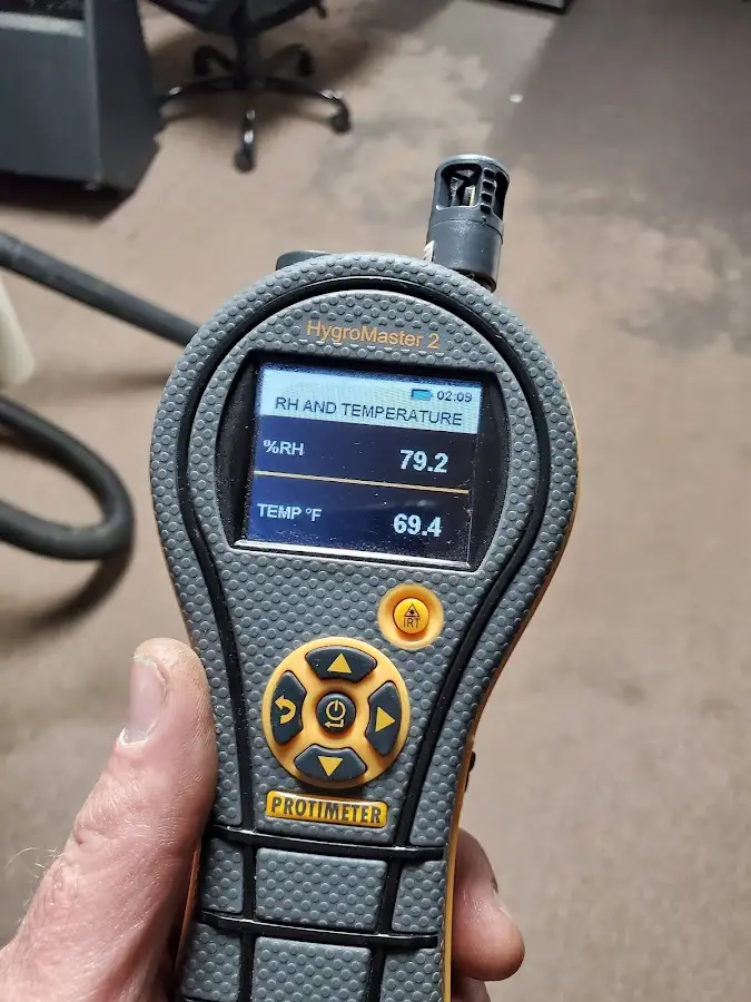 Moisture meter humidity assessment for Mold Remediation & Removal in Reidsville